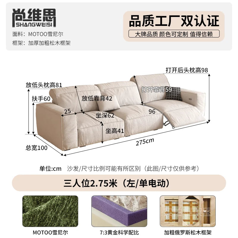 Modern Classic Sofas  Living Room Floor Sofa Relaxing 2 Seater Lounge